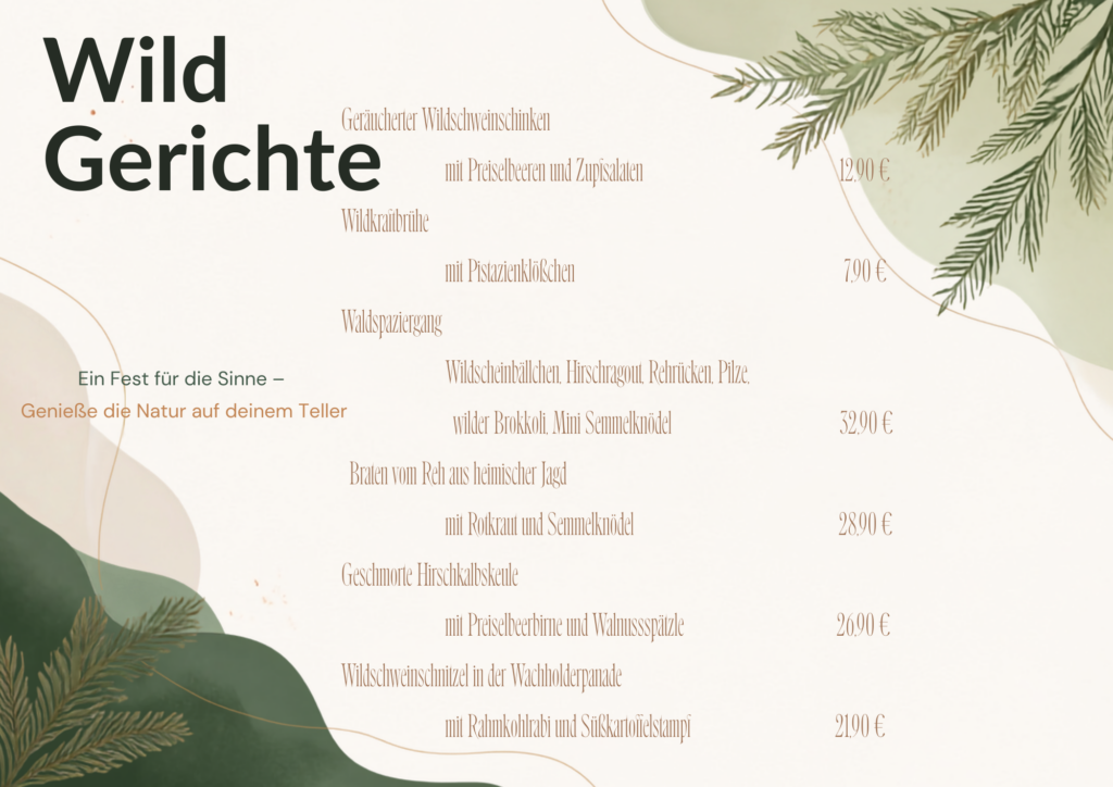 Wildkarte Traube Aspach